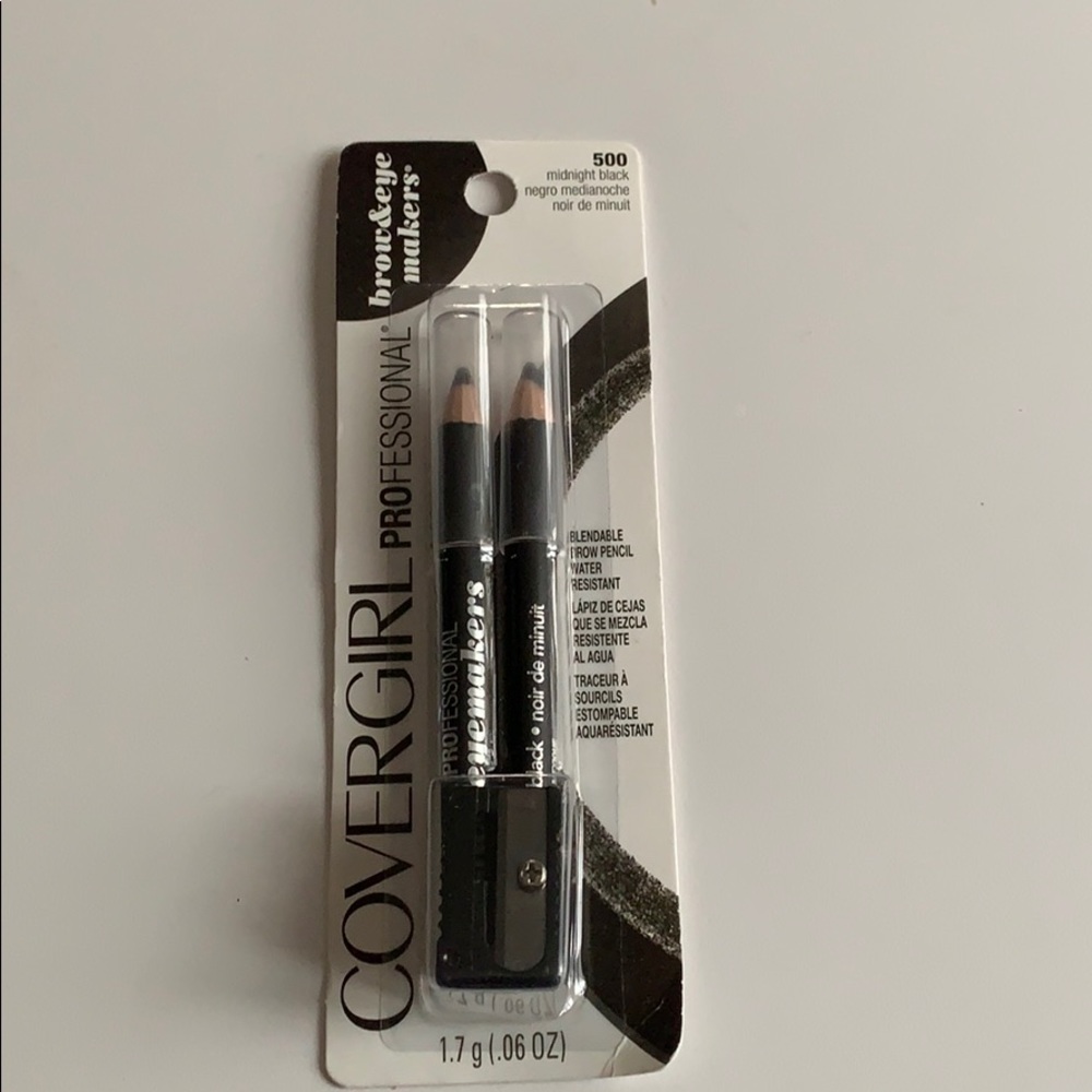 3 Cover-girl midnight black eye brow pencils